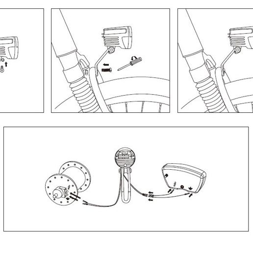 429391 LYNX Koplamp Dynamo Sensor 30 Lux