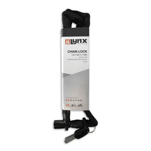 410200 LYNX Antivol à chaîne 100 cm x 4 mm