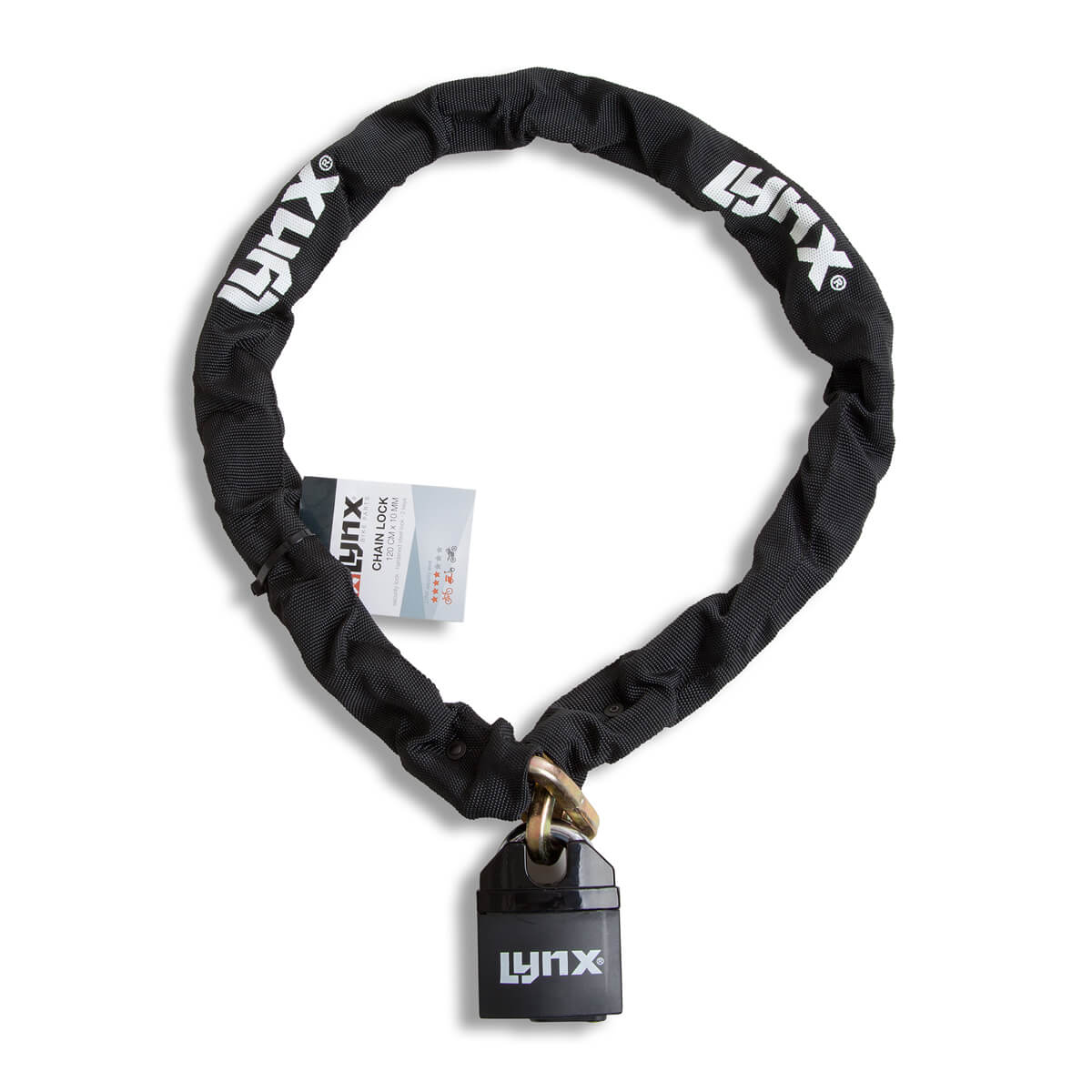 410342 LYNX Kettenschloss 120 cm x 10 mm