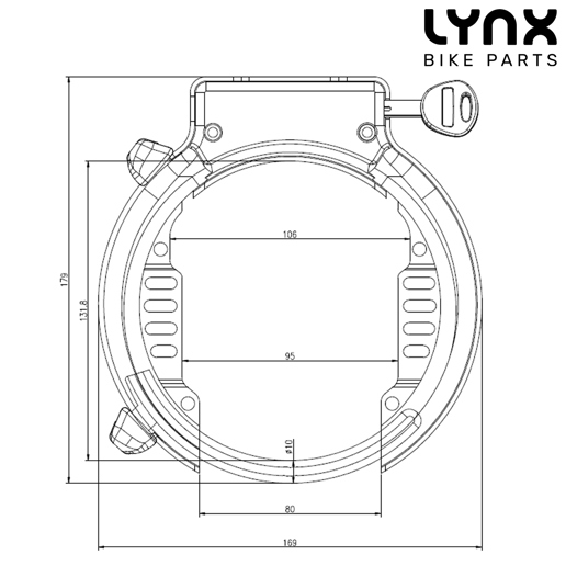 410756.OE LYNX Ringslot XL ART 2 OEM <-> 95 mm