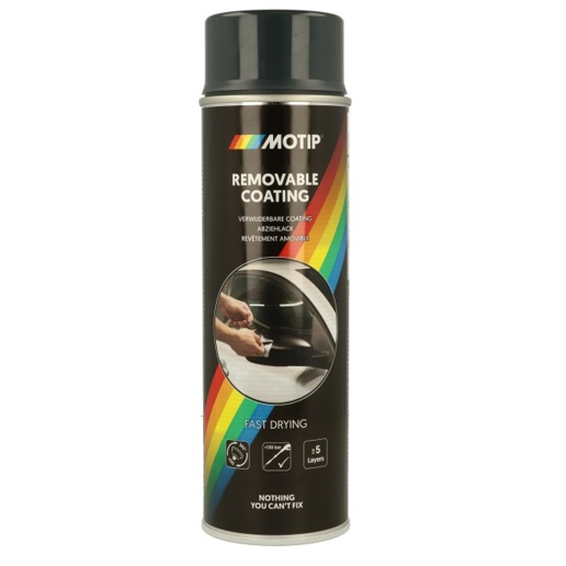 514302 MOTIP Revêtement amovible noir 500 ml