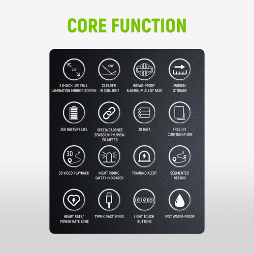 427260 NAVIHOOD Compteur de vélo GPS L3 Navihood 80 x 45 x 15 mm