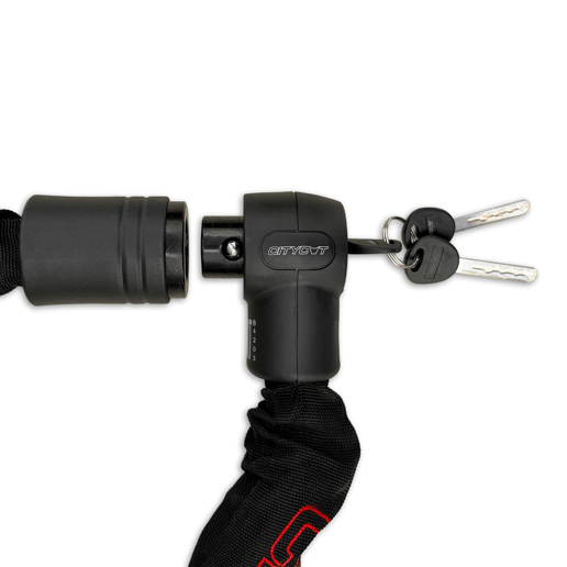 410313 CITYCAT Antivol à chaîne ART 4 150 cm x 10.5 mm