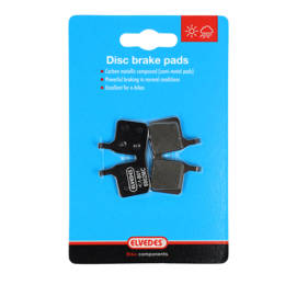 74.6902MC ELVEDES Schijfremblokken Metallic Carbon Zwart set