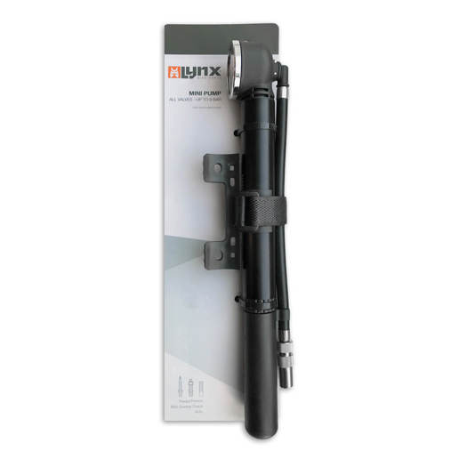 440225 LYNX Mini fietspomp Hurricane 28 x 2.5 cm