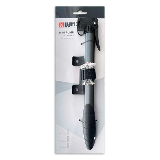 440220 LYNX Mini pompe de vélo Hurricane Lite 28 x 6.5 cm