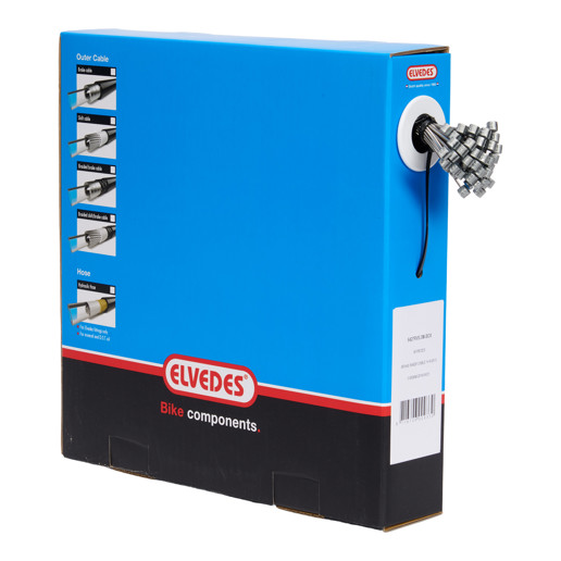 74.6427RVS-3M-BOX ELVEDES Câble intérieur de frein acier inoxydable 3000 mm ø 1,5 mm (50x) 1 × 19 ø 1,5 x 3000 / ø 7 × 6 mm
