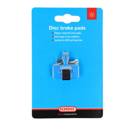 74.6894 ELVEDES Jeu de plaquettes de frein Organique Bleu