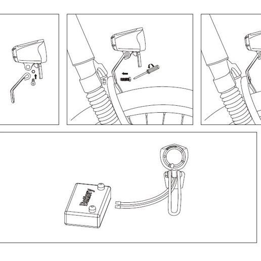 429396.E LYNX Koplamp E-bike Max 70 Lux