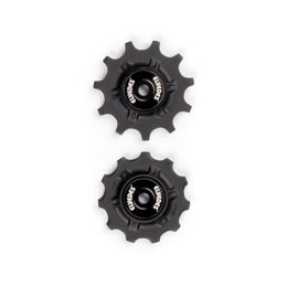 74.CP2017100 ELVEDES Jeu de galets de dérailleur 2 × 11 dents avec roulements étanches en acier inoxydable