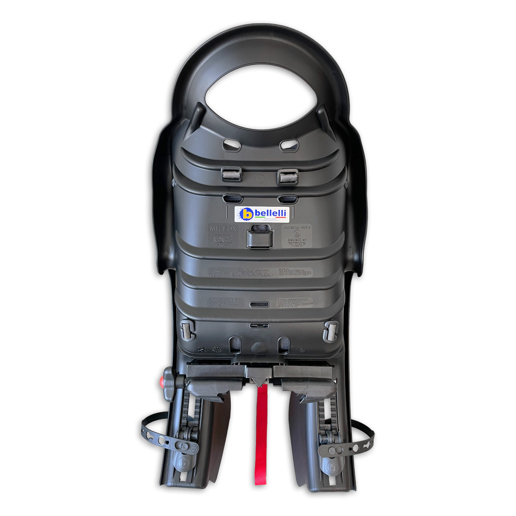 71.01FXM00000LX BELLELLI Fietsstoeltje achter Mr. Fox Luxe Clamp <- 120 - 175 mm ->