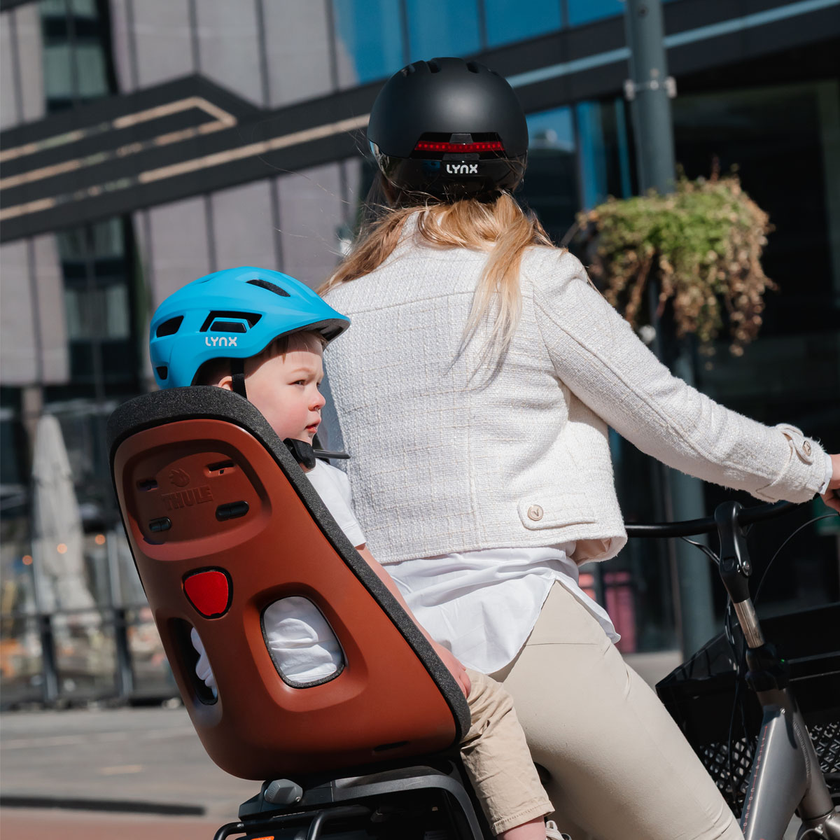 619010.BLU LYNX Cycling helmet Kidz (S) 48-52 cm