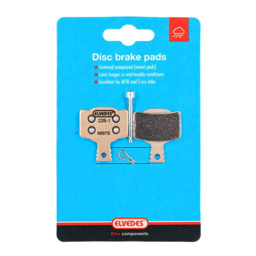 74.6897S ELVEDES Schijfremblokken Gesinterd Goud set