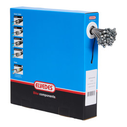74.6427RVS-SLICK-BOX ELVEDES Câble intérieur de frein Slick acier inoxydable 2250 mm ø 1,5 mm (100x) 1 × 19 ø 1,5 x 2250 / ø 7 × 6 mm