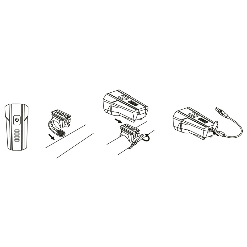 429745.F LYNX Scheinwerfer USB High Power Max 70 Lux