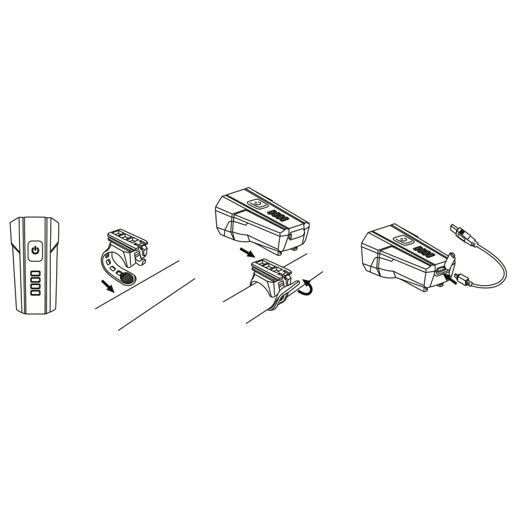 429745.F LYNX Phare avant USB High Power Max 70 Lux