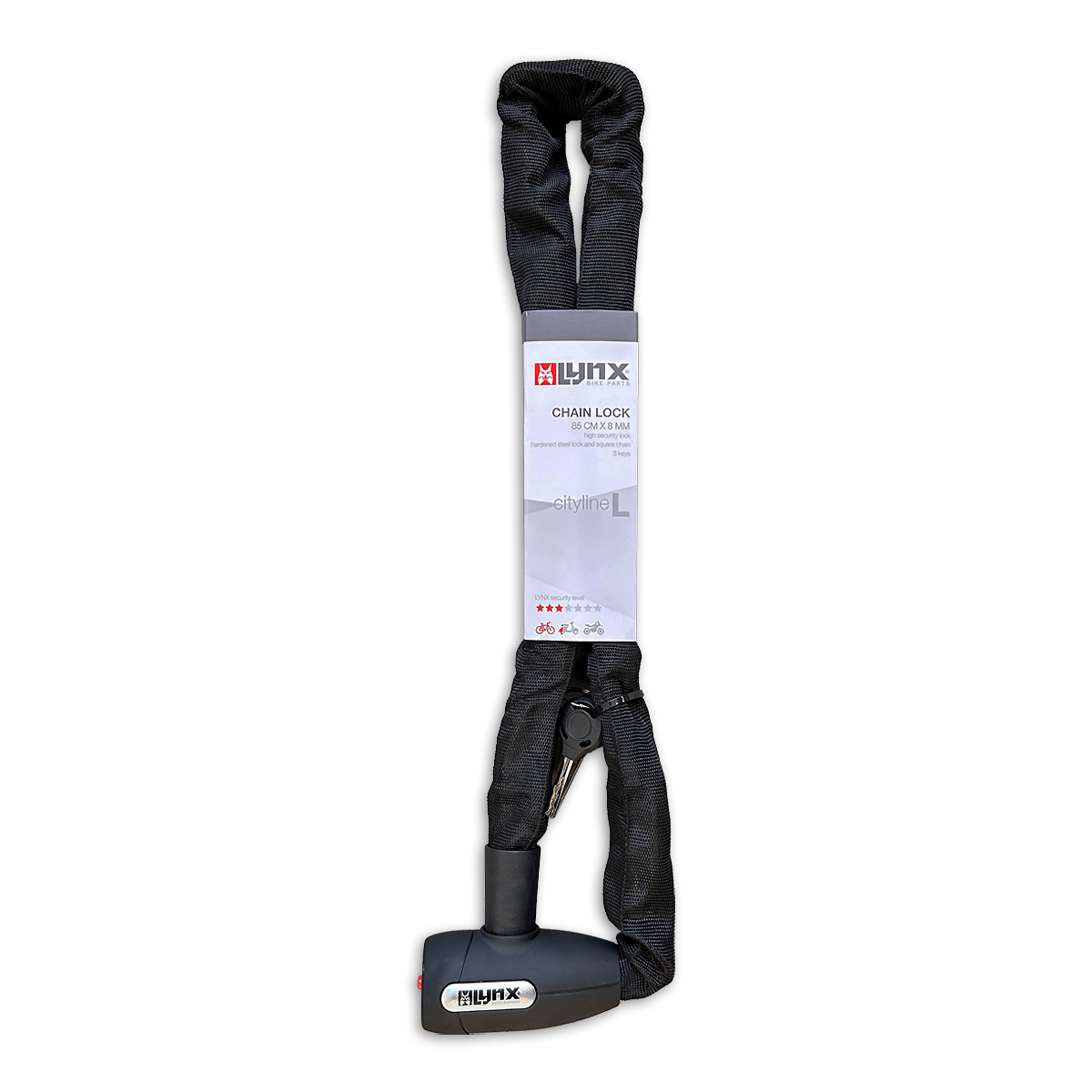 410330 LYNX Kettingslot Cityline L 85 85 cm x 8 mm