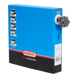 74.6426RVS-SLICK-BOX ELVEDES Rem binnenkabel Slick RVS 2000 mm ø 1,5 mm (100x) 1 × 19 ø 1,5 x 2000 / ø 7 × 6 mm
