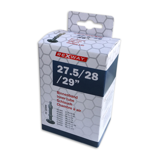 390775 REXWAY Chambre à Air 27.5/28/29 pouces DV 40/62-584/635