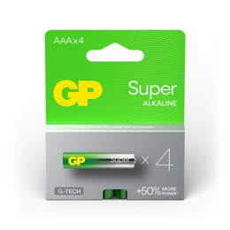 430900 GP Super Alkaline AAA-batterijen 4PK