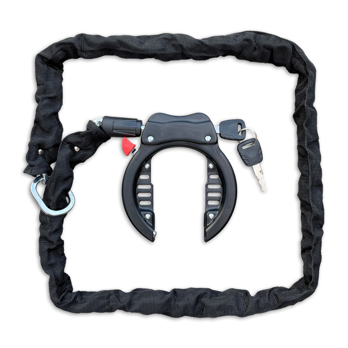 410730.CH150 LYNX Frame lock with chain 150 cm x 5.3 mm