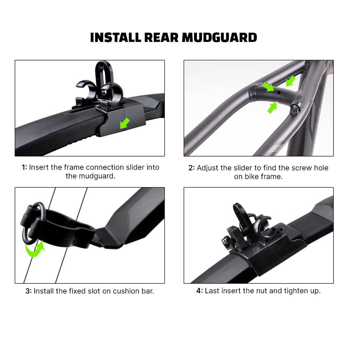 440001 LYNX Mudguard set MTB & City 24 - 29 Inch