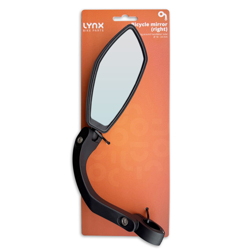 421121.R LYNX Rétroviseur de vélo (droite) <-> 110 x 47 mm