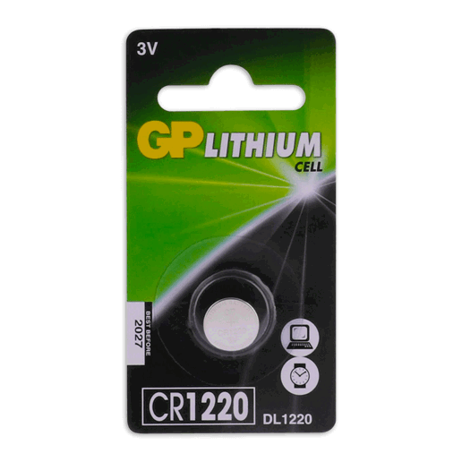 430965 GP CR1220 Lithium-knoopcel 3V 1PK
