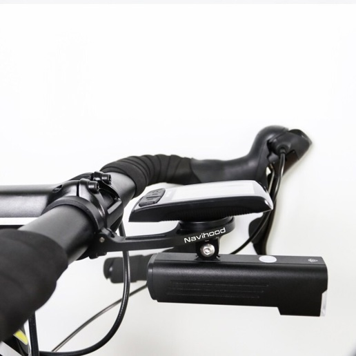 427347 NAVIHOOD Support de guidon aluminium C4 125 x 35 mm