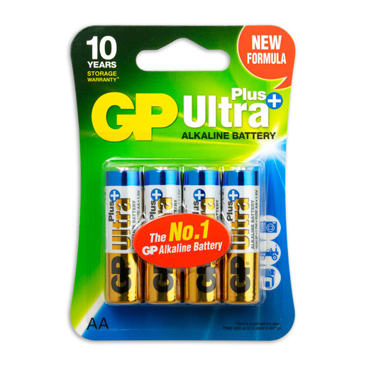 430916 GP Ultra Plus Alkalina AA piles 4PK