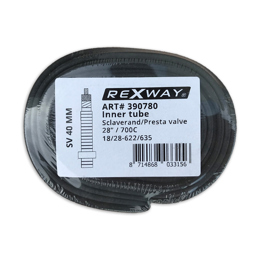 390780 REXWAY Chambre à Air 28 pouces 700C SV 28 Inch / 700C (18/28-622/635)