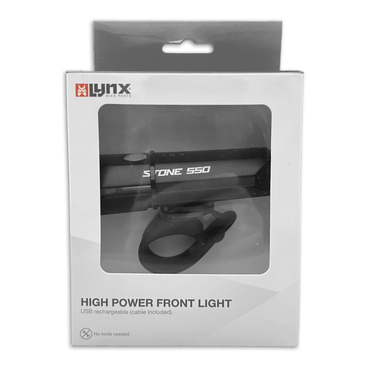 429746.F LYNX Front Light USB Stone 550