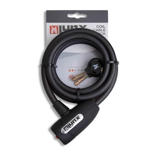 410070 LYNX Antivol à câble spiralé 150 cm x 10 mm