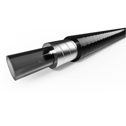 74.1125TEF-1-BOX ELVEDES Rem buitenkabel zwart met voering 30 m ø 4,9 mm 30 m x ø 4,9 mm