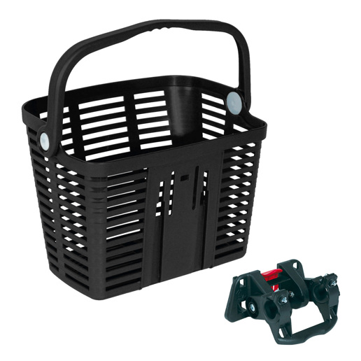 71.01PLZ000000EB BELLELLI Panier à vélo Plaza pour vélo électrique Ø <- 20 - 32 mm ->