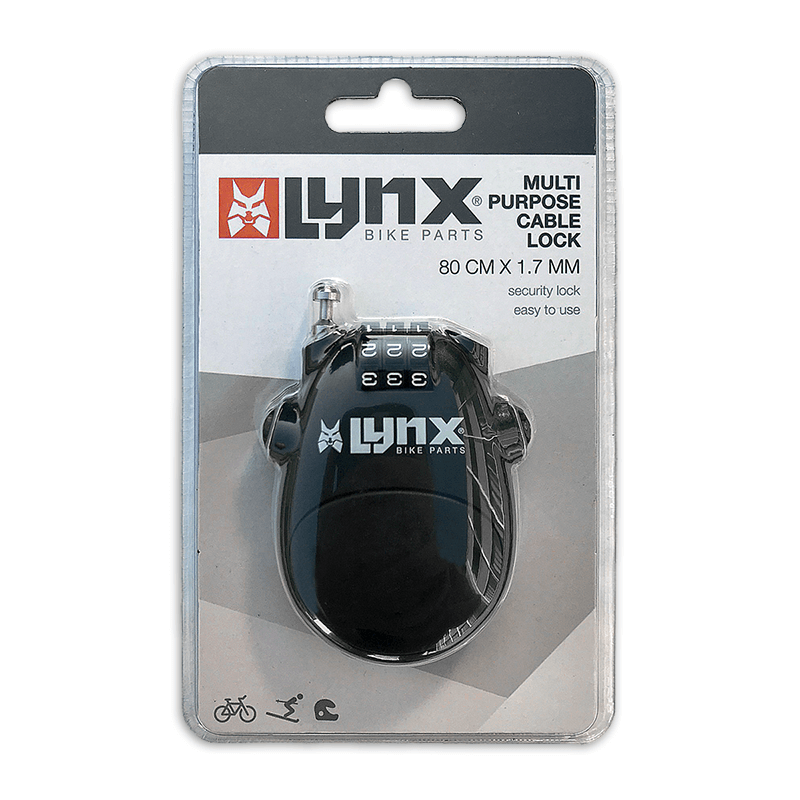 410180 LYNX Antivol à combinaison multifonctionnelle 80 cm x 1.7 mm