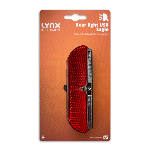 429285.QR LYNX Achterlicht USB Eagle <- 50-80 mm ->