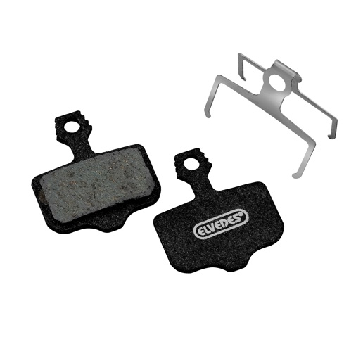 74.6890MC ELVEDES Jeu de plaquettes de frein à disque Metallic Carbon Noir