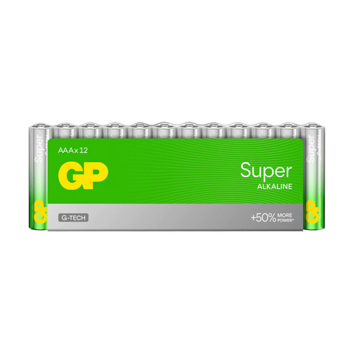 430905 GP Super Alkaline AAA-batterijen 12PK