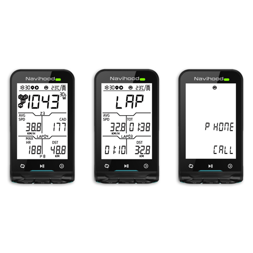 427260 NAVIHOOD Compteur de vélo GPS L3 Navihood 80 x 45 x 15 mm