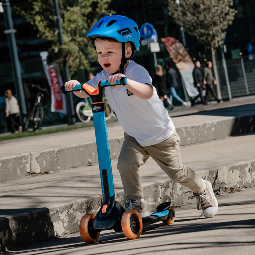 619010.BLU LYNX Casque de vélo Kidz S 48-52 cm