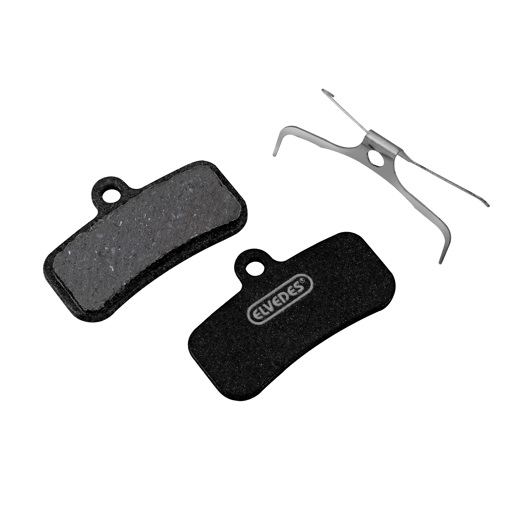 74.6891MC ELVEDES Jeu de plaquettes de frein à disque Metallic Carbon Noir