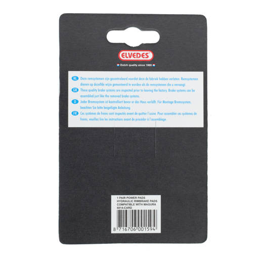 74.6814-CARD ELVEDES Magura remblokken 50 mm set  50 mm