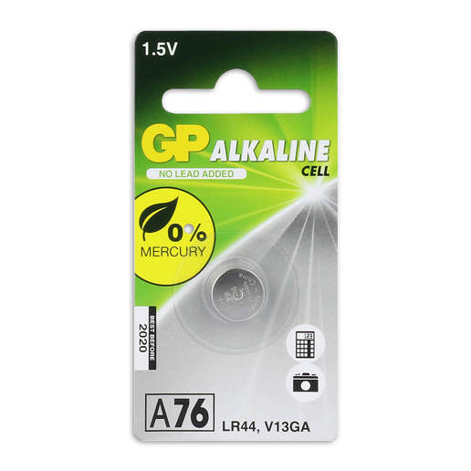 430993 GP LR44 Alkaline Pile Bouton 1.5V 1PK
