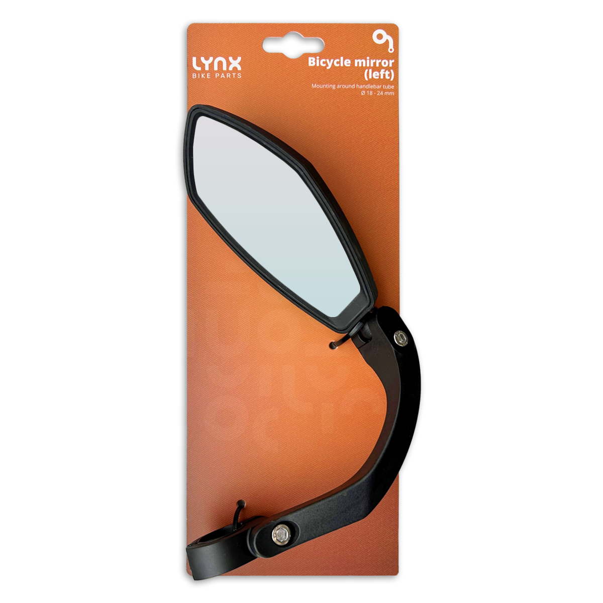 421121.L LYNX Fietsspiegel (links) <-> 110 x 47 mm
