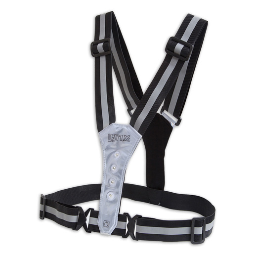 429005.BLA LYNX LED gilet de réflection USB