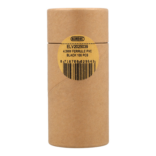 74.ELV2025039 ELVEDES Kabelhoedje ø 4,3 mm PVC (100x) ø 4,3 mm