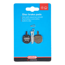 74.6862MC ELVEDES Schijfremblokken Metallic Carbon Zwart set