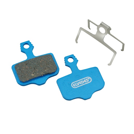 74.6890 ELVEDES Schijfremblokken Organisch Blauw set